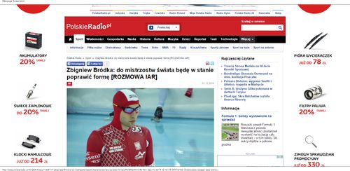 Zbigniew Bródka  do mistrzostw świata będę w stanie poprawić formę [ROZMOWA IAR  - Sport - polskieradio.pl_W500