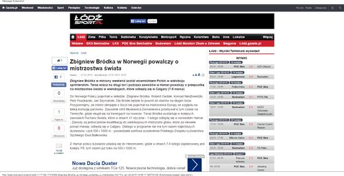Zbigniew Bródka w Norwegii powalczy o mistrzostwa świata_W500