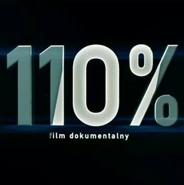 Logo filmu 110% film dokumentalny